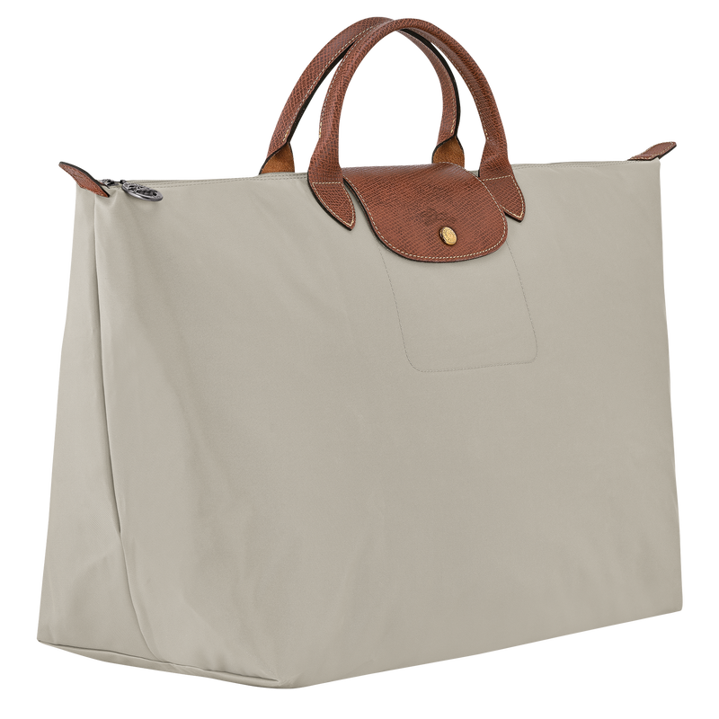 Le Pliage Original L 旅行包 , 鹅卵石 - 再生帆布  - 查看 3 7