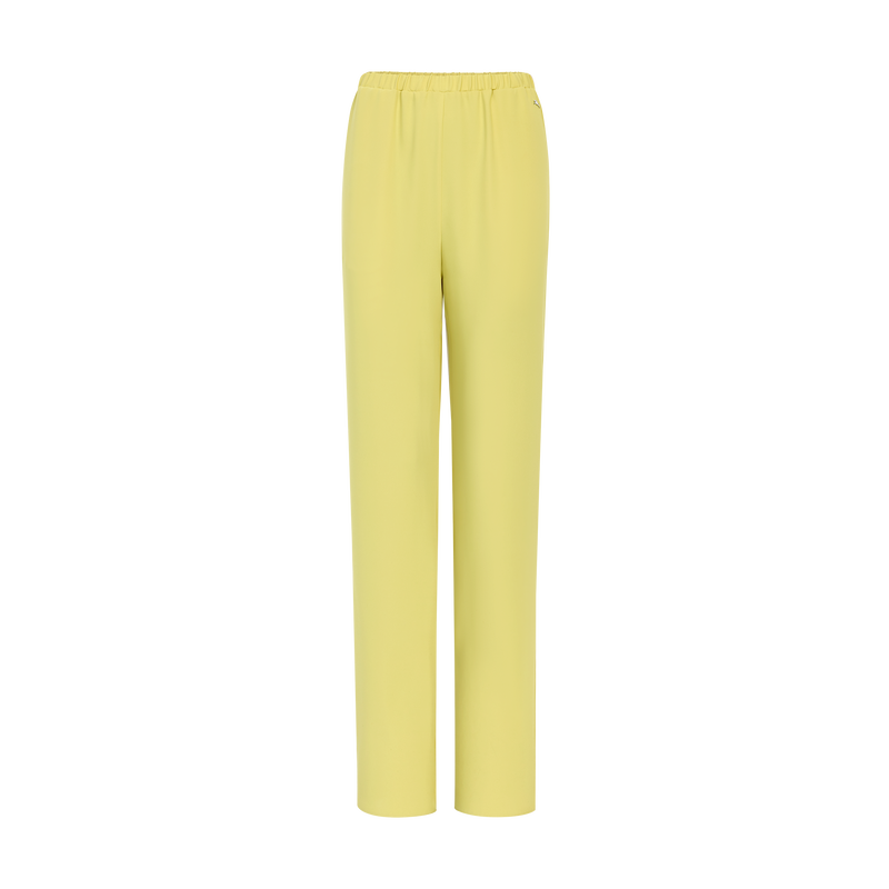 Trousers , Lime - Fluid crepe  - View 1 of  4