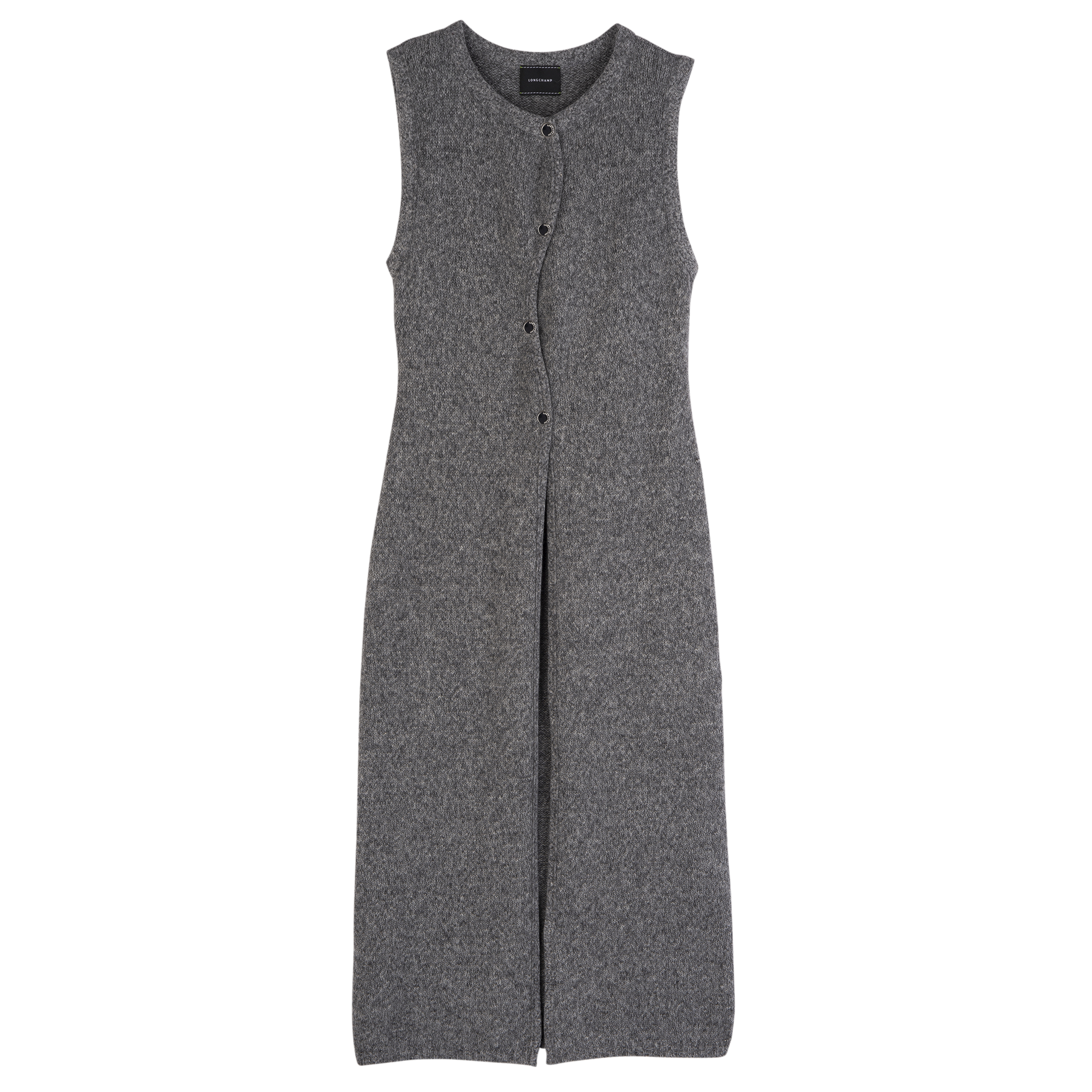 Sleeveless cardigan, Anthracite - View 1 of
5 - zoom in null Sleeveless cardigan, Anthracite