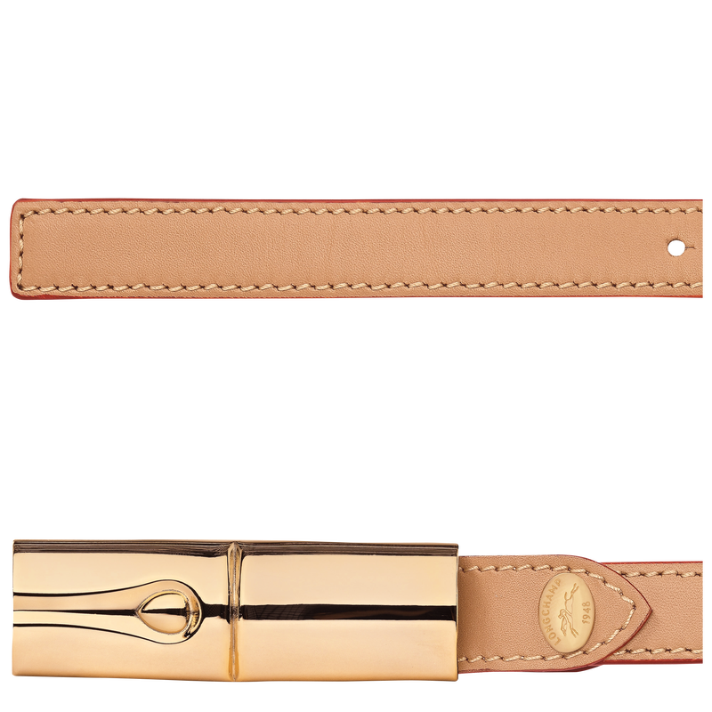 女士皮带 , 沙白色 - 皮革  - 查看 3 3