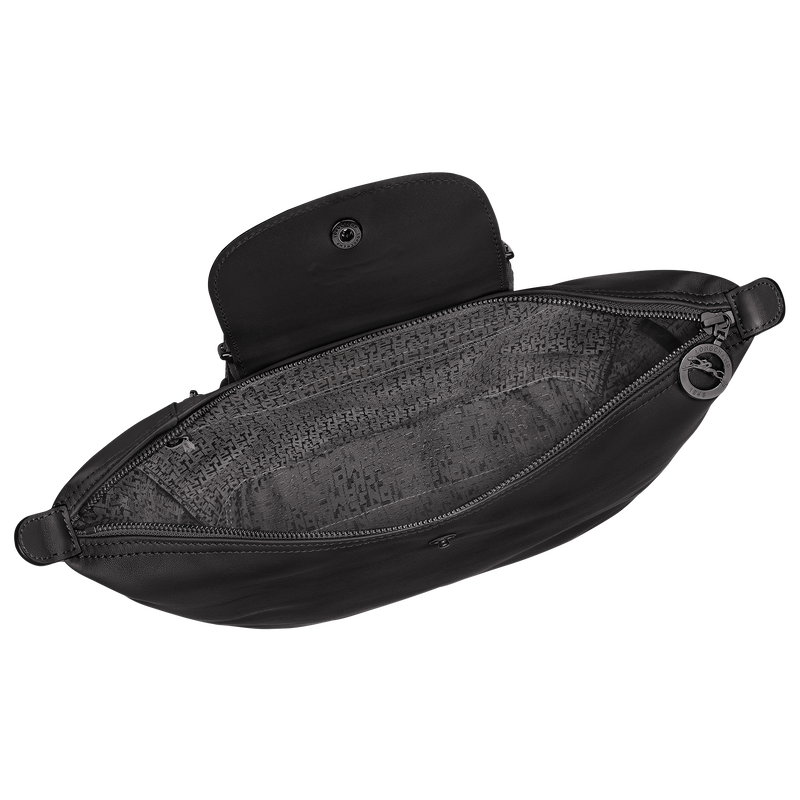 Le Pliage Xtra M 双肩背包 , 黑色 - 皮革  - 查看 5 6