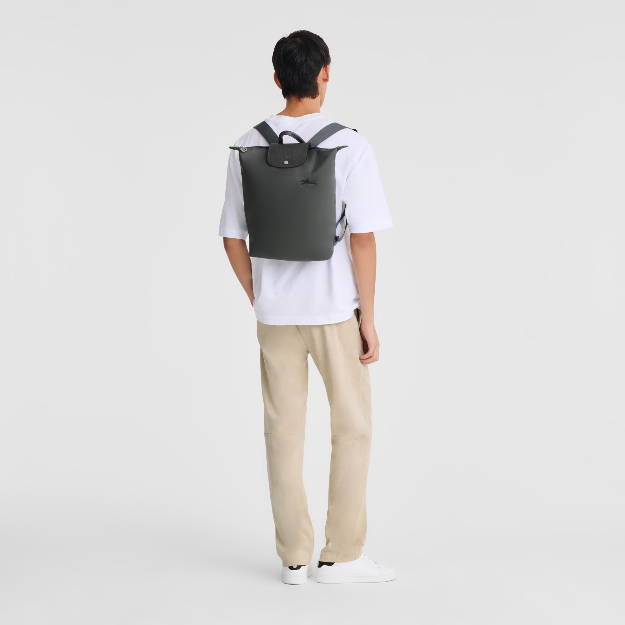 Le Pliage Green 双肩背包 M, 石墨黑