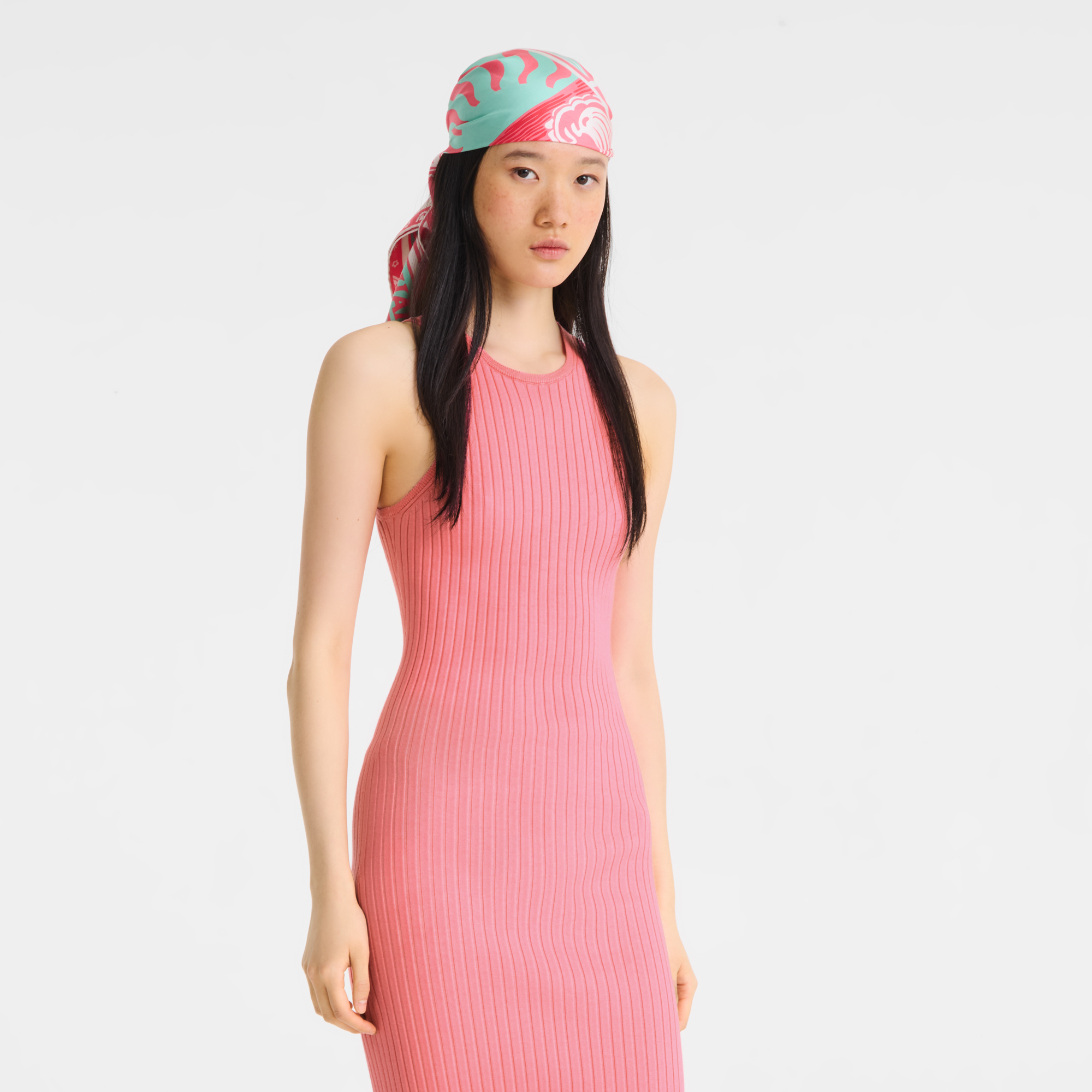 Catch The Parisian Wave Silk scarf 50, Rainbow