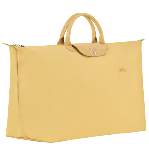 Le Pliage Green M Travel bag , Wheat - Recycled canvas - View 2 of  5