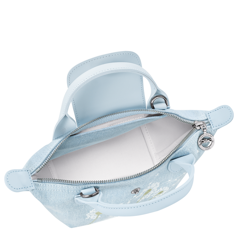 Le Pliage Collection XS 手提包 , 天空蓝 - 帆布  - 查看 4 5