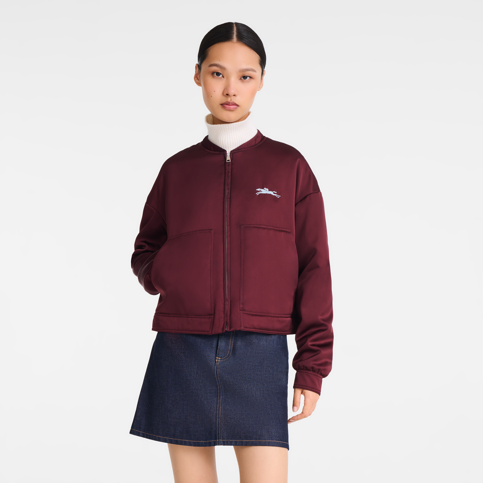null Jacket, Burgundy