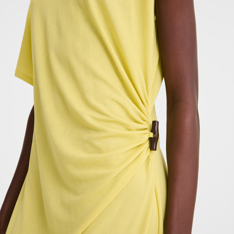 Dress , Lime - Crepe jersey  - View 5 of  5