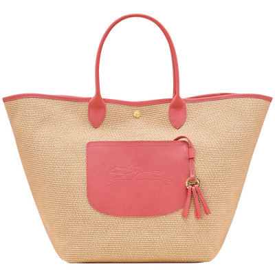 Le Pliage Collection L Basket bag , Blush - Canvas