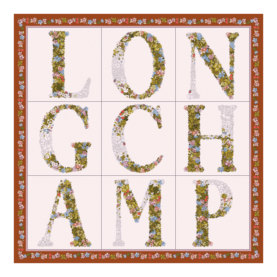 Longchamp 花园 丝巾 50 , 柑橘酱 - 其他