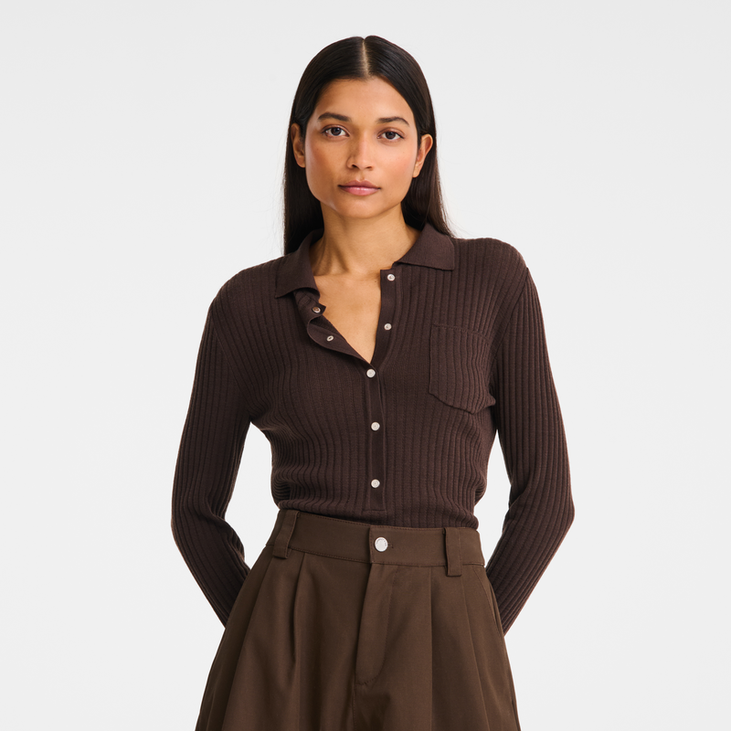 Top , Mocha - Knit  - View 2 of  4