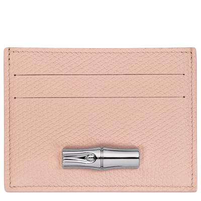 Le Roseau Card holder , Ballerina - Leather