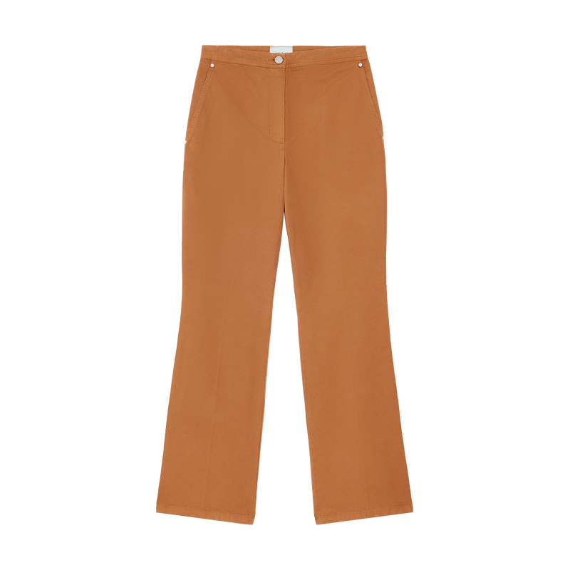 Trousers , Caramel - Overdyed cotton  - View 1 of  4