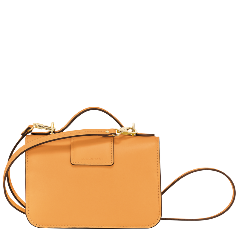 Box-Trot XS Crossbody bag , Apricot - Leather  - View 4 of  5