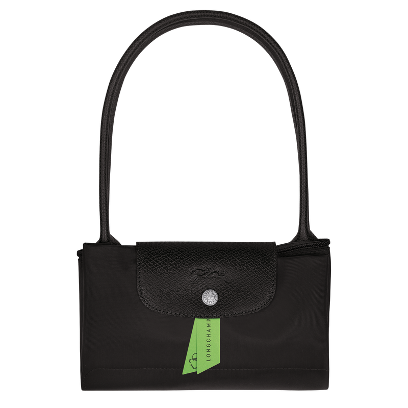 Le Pliage Green M Tote bag , Black - Recycled canvas  - View 7 of  7