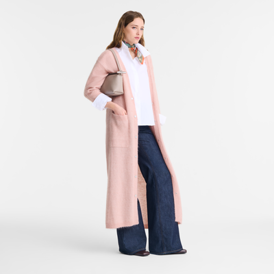 Le Roseau M 单肩包 , 陶灰色 - 皮革