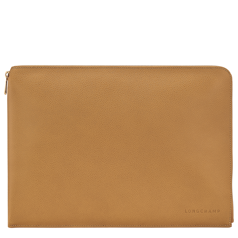 Le Foulonné Laptop case , Nutmeg - Leather  - View 1 of  2