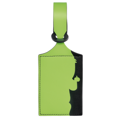 LGP Travel Luggage tag , Green Light - Leather