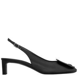 Le Pliage Xtra Slingback pumps , Black - Leather