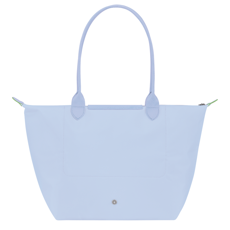 Le Pliage Green L 大号单肩包 , 天蓝色 - 再生帆布  - 查看 3 5