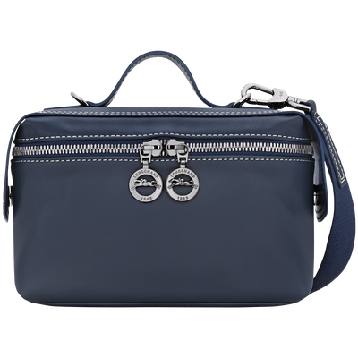 Le Pliage Xtra XS Toolkit bag , Navy - Leather