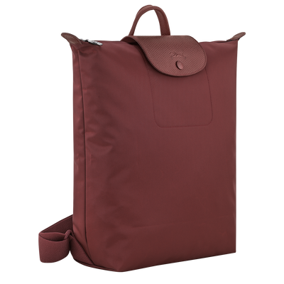 Le Pliage One M 双肩背包 , 勃艮第色 - 帆布
