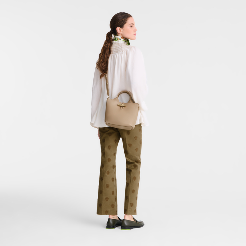 Le Roseau S Handbag , Root - Leather  - View 2 of  7