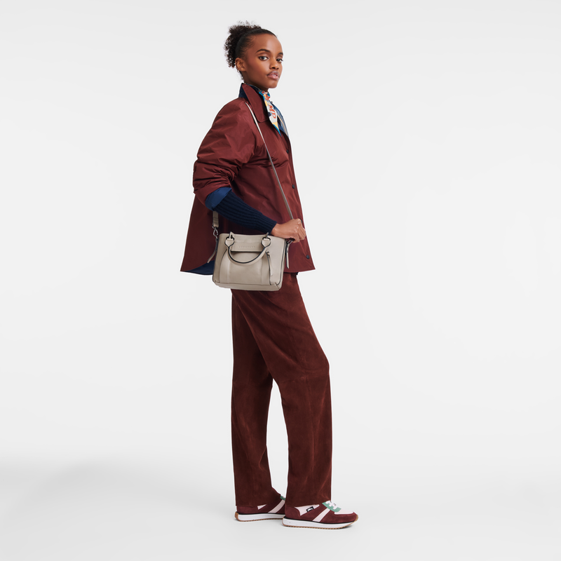 Longchamp 3D S 手提包 , 土褐色 - 皮革  - 查看 2 5