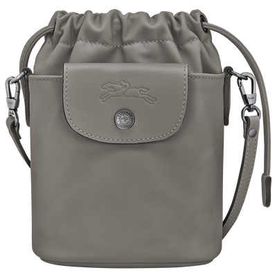 Le Pliage Xtra 水桶包 , 斑鸠灰 - 皮革
