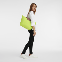 Le Pliage Original L 大号单肩包 , 绿色 - 再生帆布