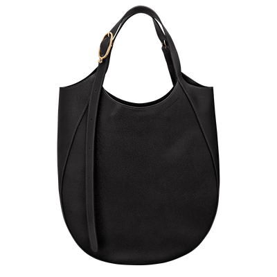 Le Foulonn&eacute; XL Tote bag , Black - Leather