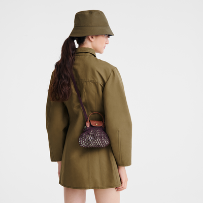 Le Pliage Filet XS 网袋 , 暗紫色 - 帆布