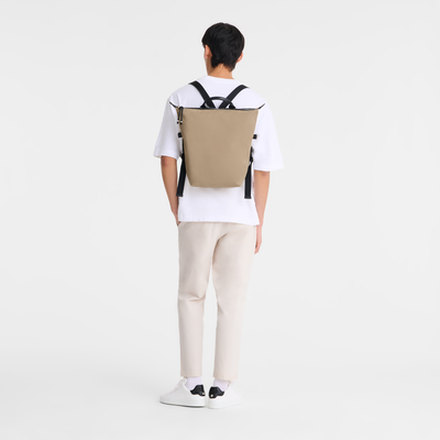 Le Pliage Energy L 双肩背包 , 陶灰色 - 再生帆布