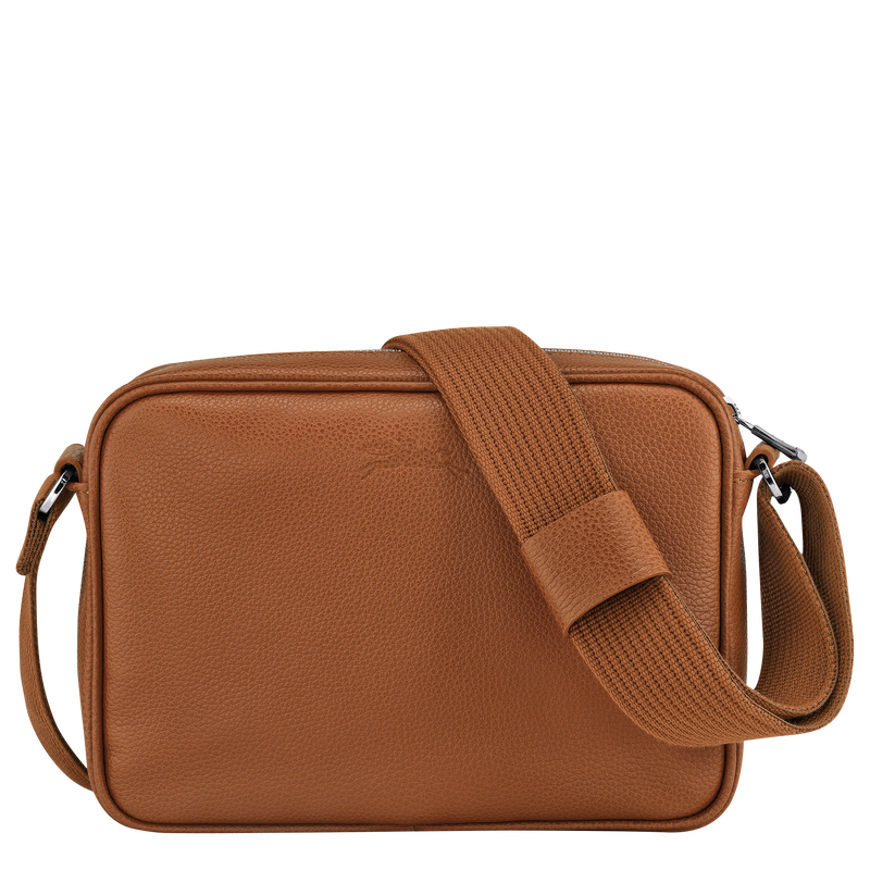 Le Foulonné S Camera bag , Caramel - Leather  - View 4 of  5