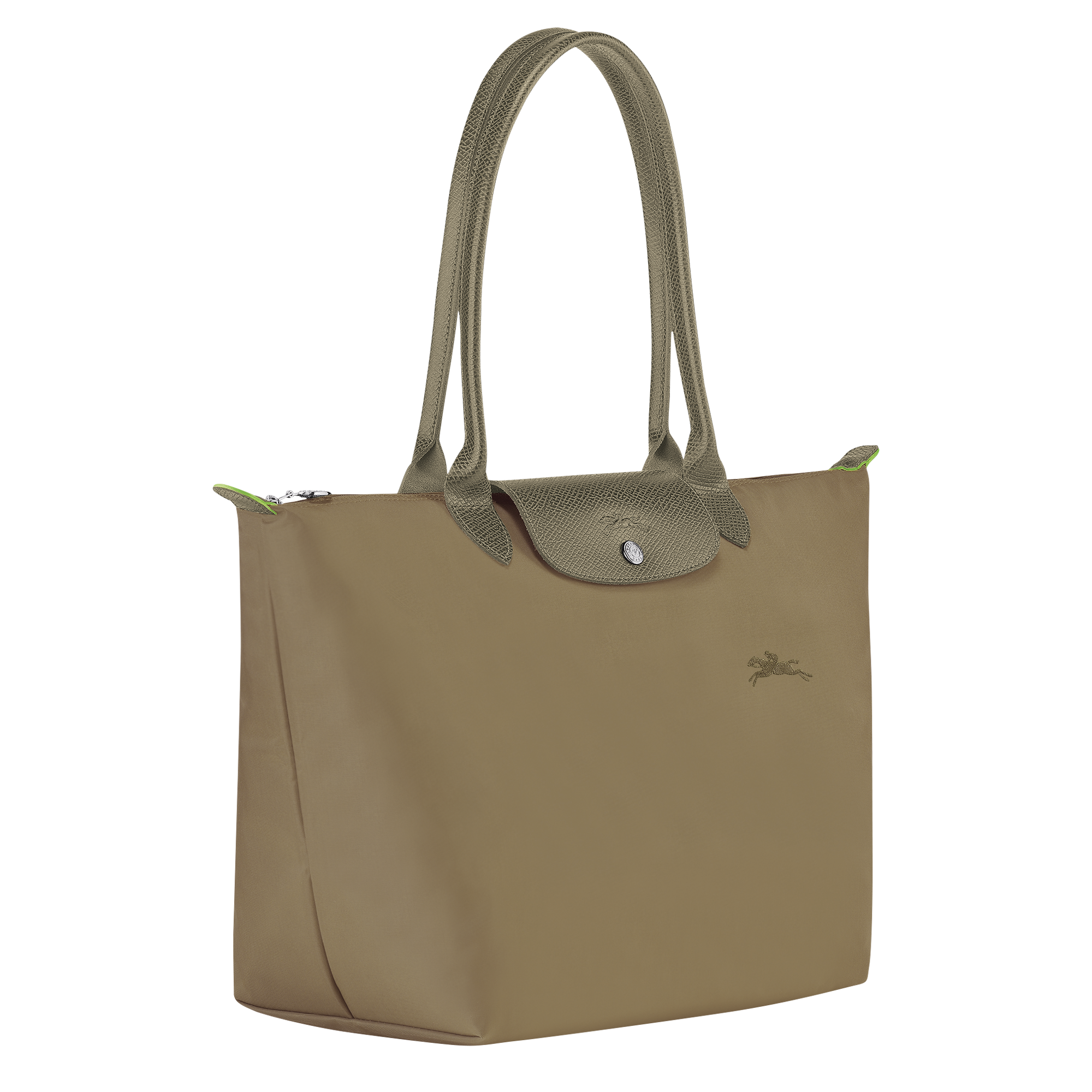 Le Pliage Green Tote bag L, Artichoke