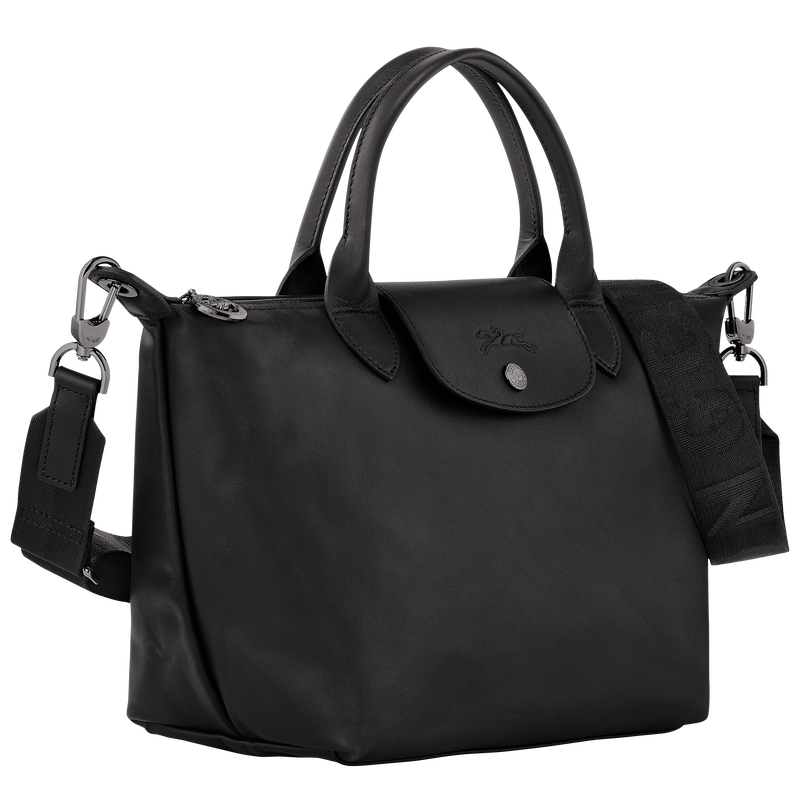 Le Pliage Xtra S Handbag , Black - Leather  - View 3 of  6