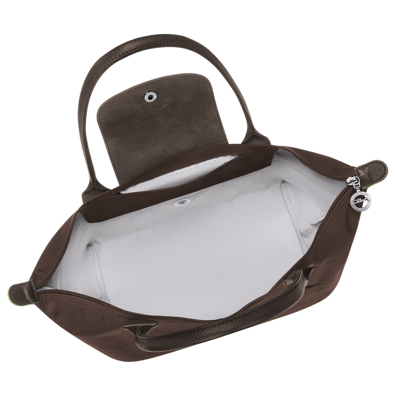 Le Pliage Green M Tote bag , Mocha - Recycled canvas  - View 5 of  7