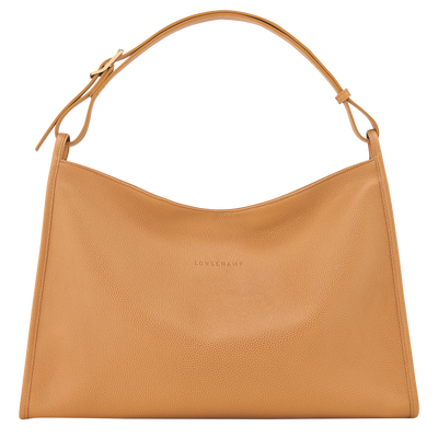 Le Foulonné XL Shoulder bag , Walnut - Leather