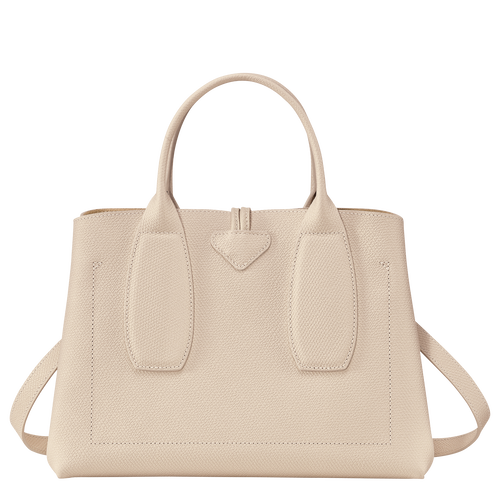 Roseau M Handbag , Paper - Leather - View 4 of  7