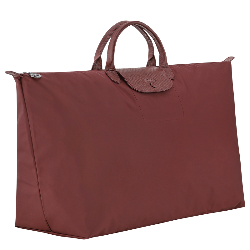 Le Pliage One XL Travel bag , Burgundy - Canvas  - View 3 of  7