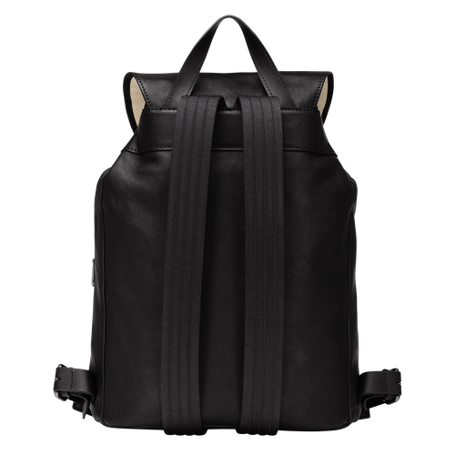 Longchamp 3D 双肩背包中号, 黑色