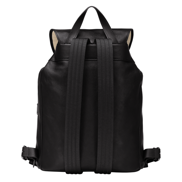 Longchamp 3D 双肩背包中号, 黑色