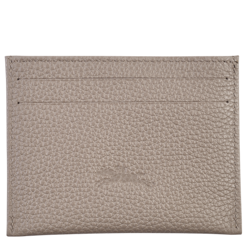 Le Foulonné Cardholder , Turtledove - Leather - View 2 of  3