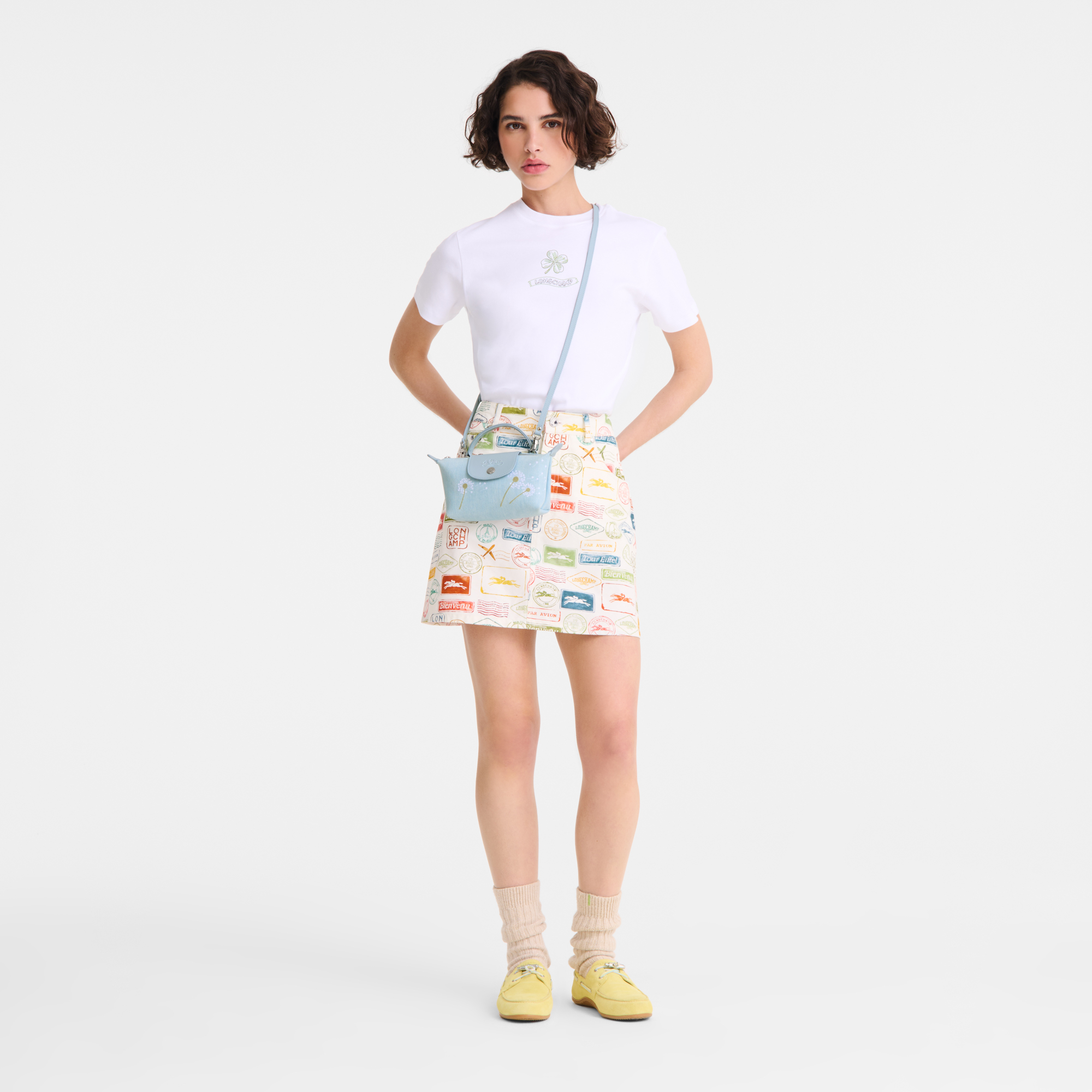 Le Pliage Collection 手拿包 XS, 天空蓝
