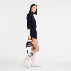Le Pliage Filet XS 迷你斜挎包 , 黑色 - 帆布