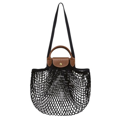 Le Pliage Filet L 网袋 , 黑色 - 帆布