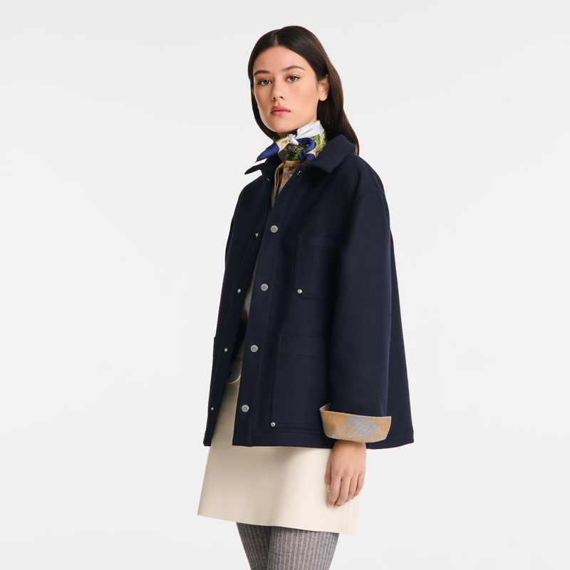 Jacket , Navy - Flannel  - View 4 of  4