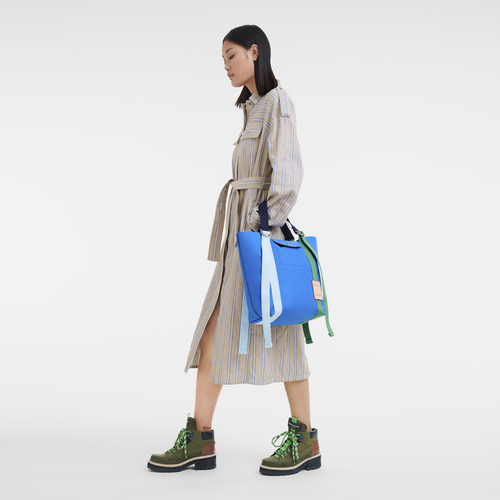 Le Pliage Re-Play Tote bag S, Blue