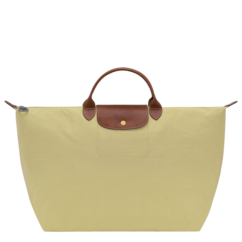 Le Pliage Original L 旅行包 , 开心果绿 - 再生帆布  - 查看 1 7