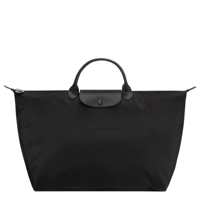 Le Pliage One L 旅行包 , 黑色 - 再生帆布