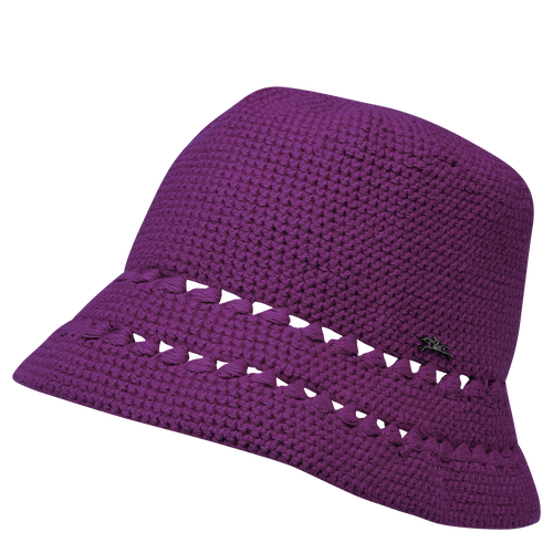 帽子 , 紫色 - 钩针编织 - 查看 1 2